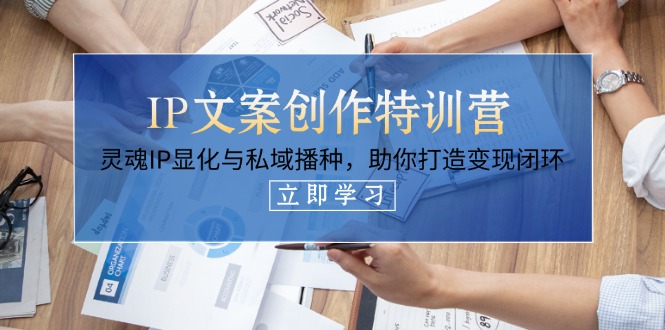 （14330期）IP文案创作特训营，灵魂IP显化与私域播种，助你打造变现闭环（14节课）-福缘创业网_创业项目大全