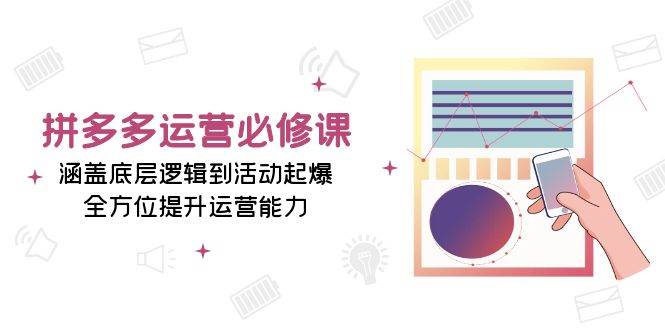 拼多多运营必修课：涵盖底层逻辑到活动起爆，全方位提升运营能力-福缘创业网_创业项目大全