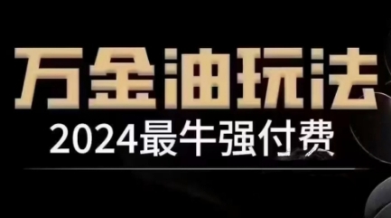 2024最牛强付费，万金油强付费玩法，干货满满，全程实操起飞（更新25年04月）-福缘创业网_创业项目大全