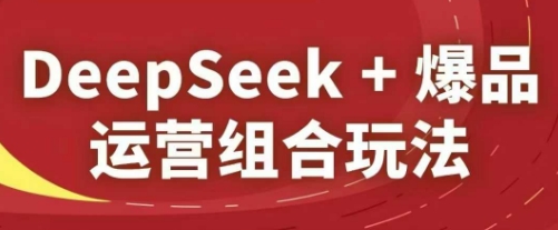 DeepSeek+爆品运营组合玩法，2025淘系精品课-福缘创业网_创业项目大全